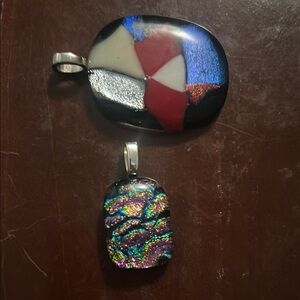 Colorful Mosaic Pendant Set